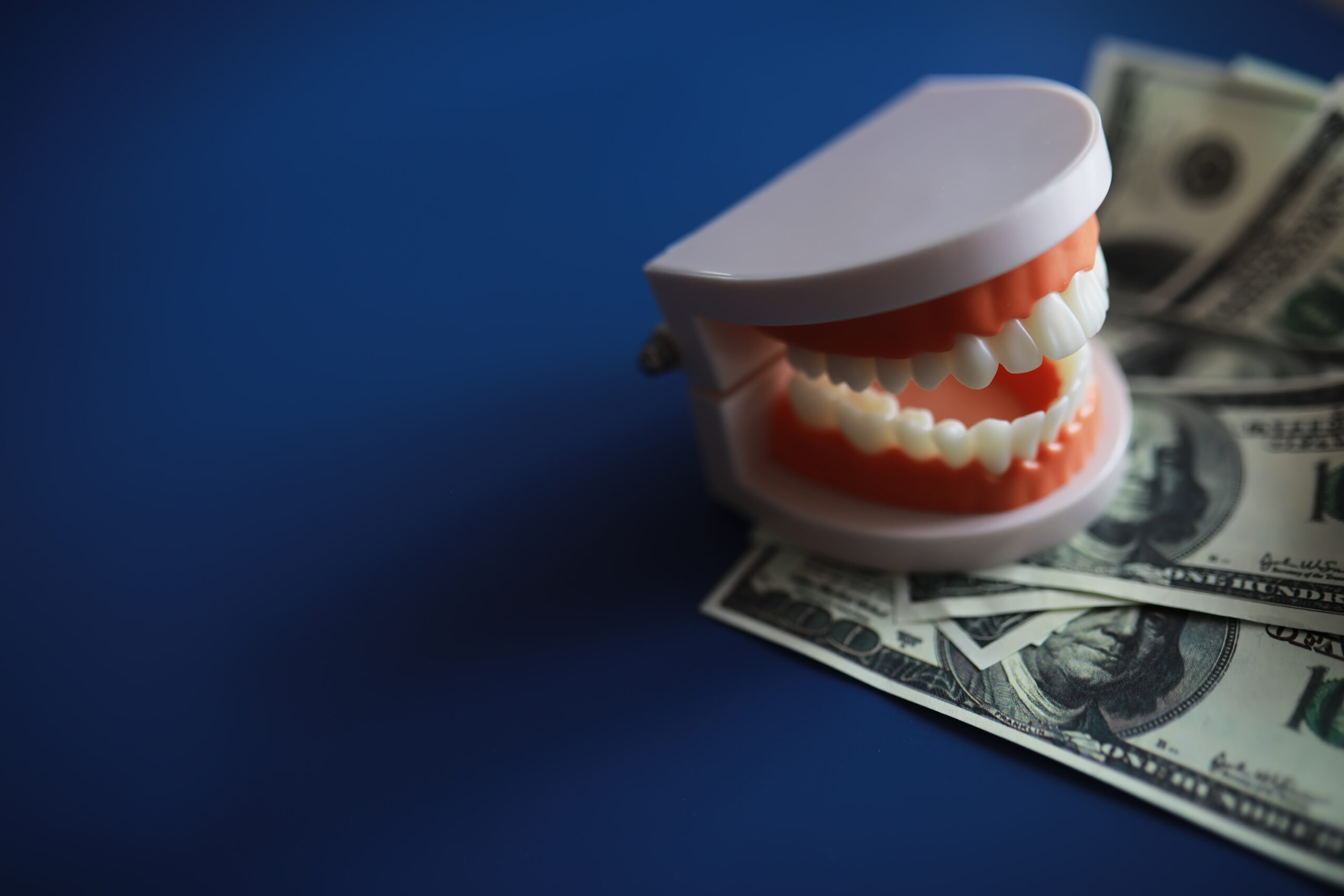 Patient smiling after dental care with healthy teeth and gums